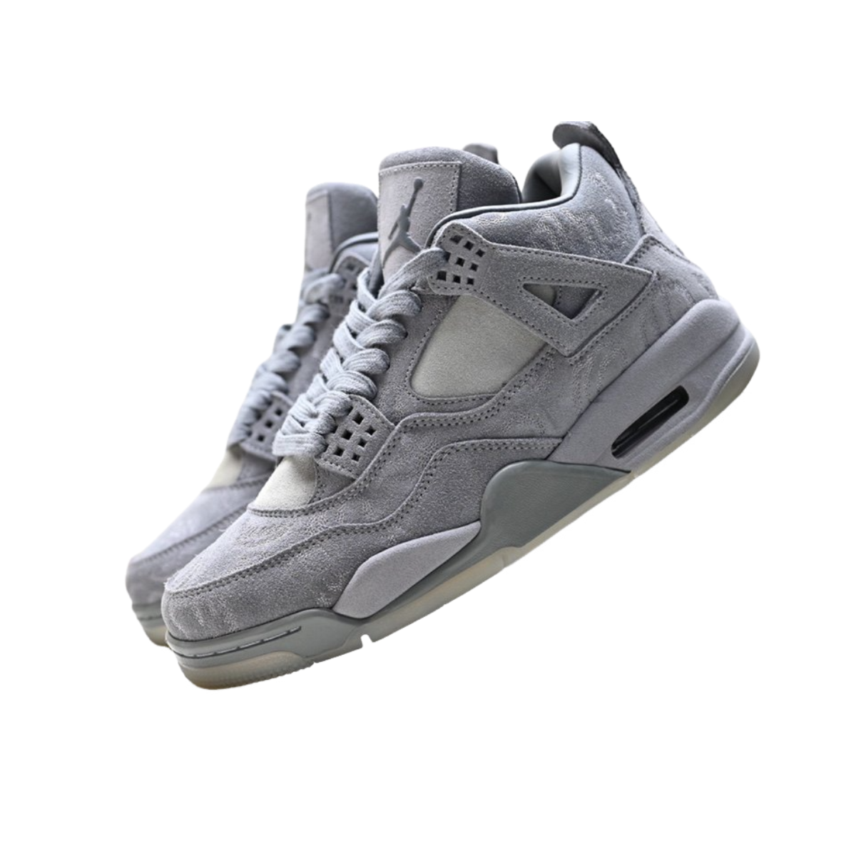 Men's Premium Suede High-Top Sneakers - KAWS-inspired Embroidered Basketball & Streetwear Shoes