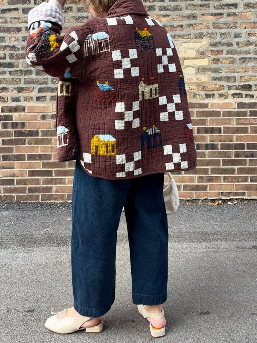 Vintage Patchwork Quilted Jacket