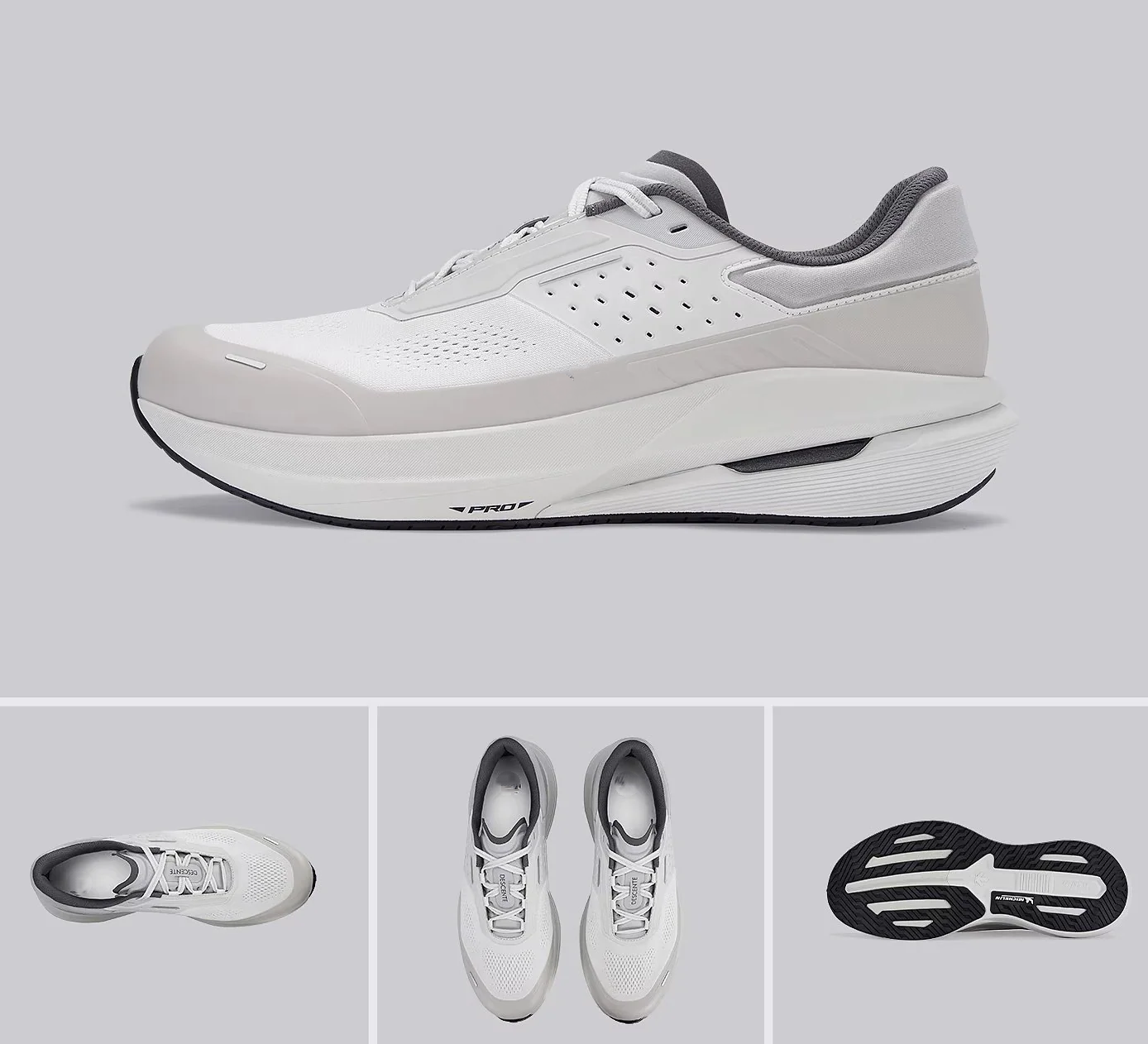 PRO-F Cushioned Running & Training Sneakers - Breathable Athletic Shoes for Gym, Daily Wear & Casual Style
