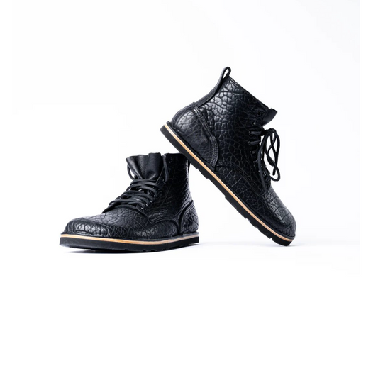 BAILAY BOOT - Full-Grain Textured Leather Chukka Boots