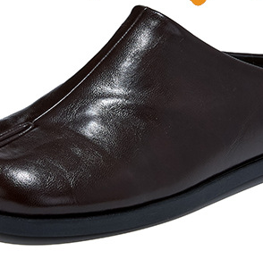 Vintage Split Toe Leather Mules | Comfort Slip-On Clogs for Women
