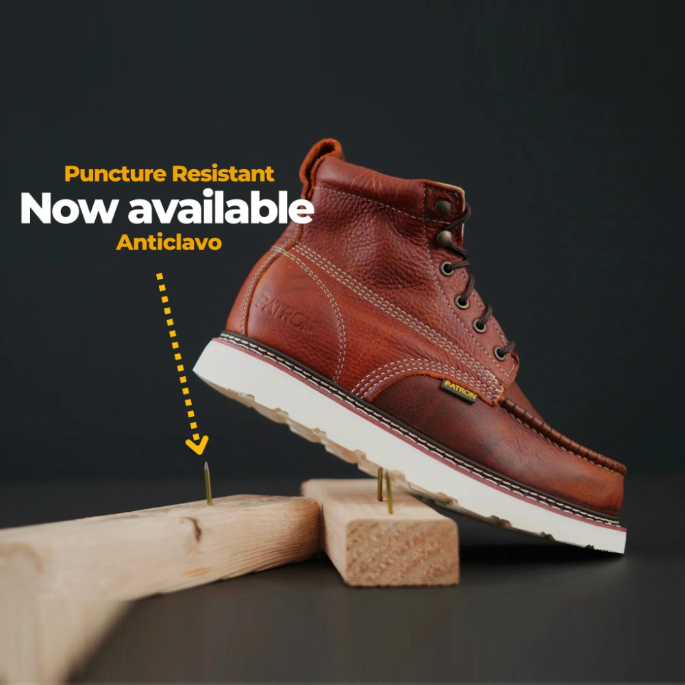 Men's 6-Inch Composite Toe Moc Toe Safety Shoes