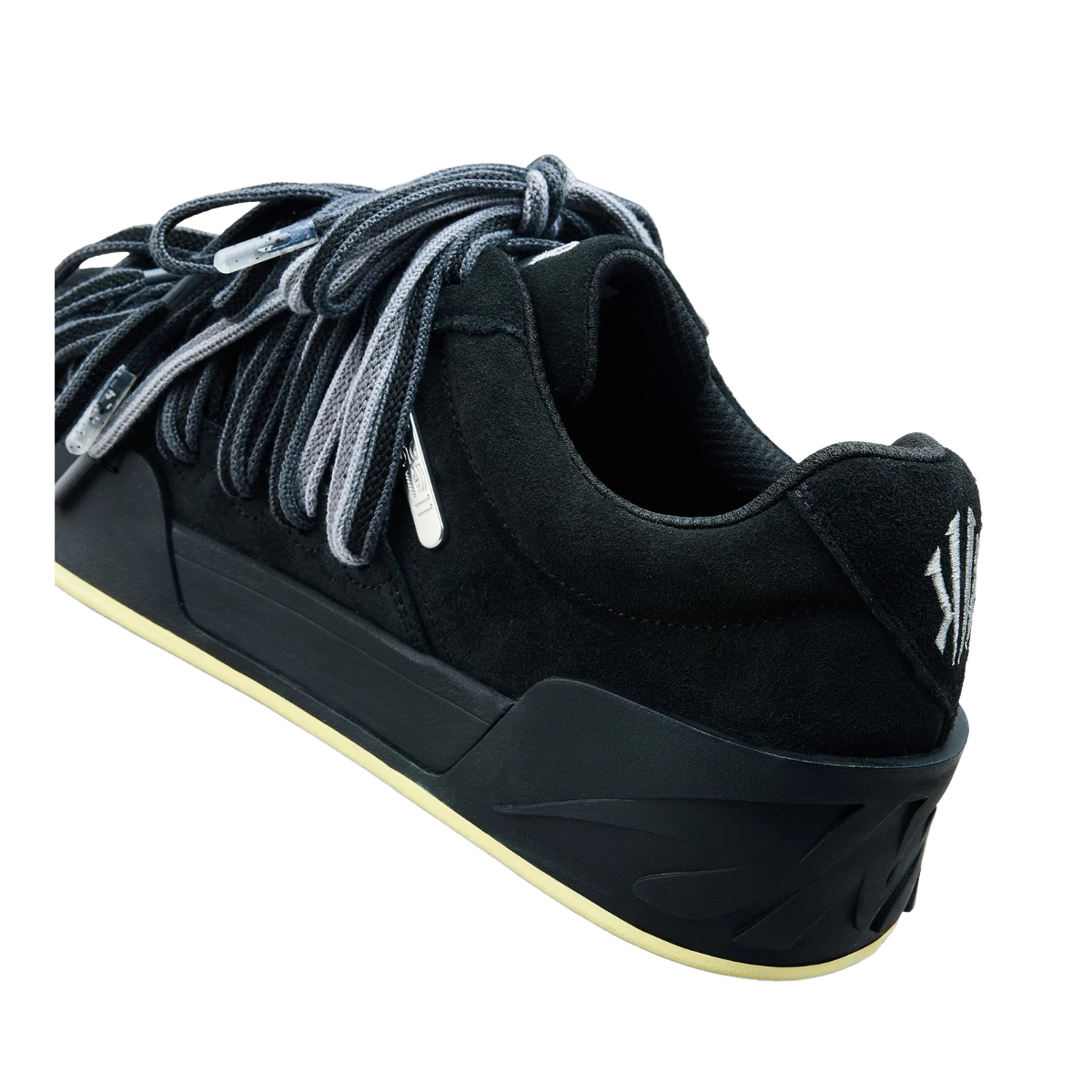 Men's Multi-Lace Low-Top Sneakers with Chunky Platform Sole