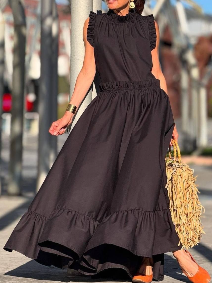 The Soho Ruffle Maxi Dress