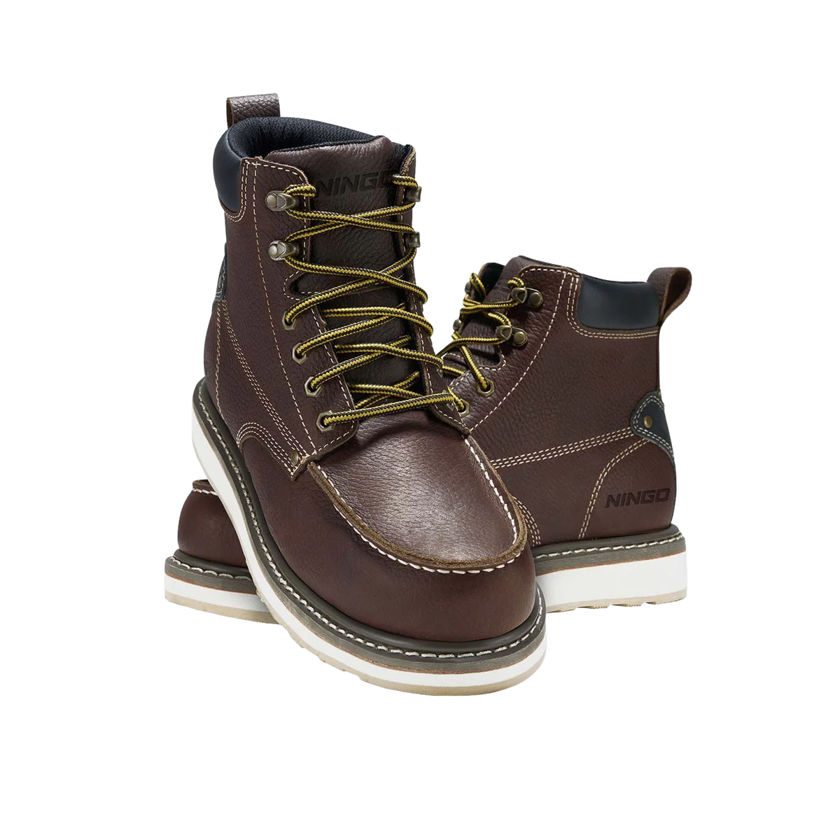 Men's Moc Toe Safety Work Boots