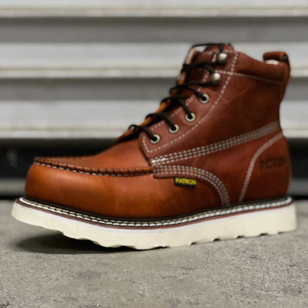 Men's 6-Inch Composite Toe Moc Toe Safety Shoes