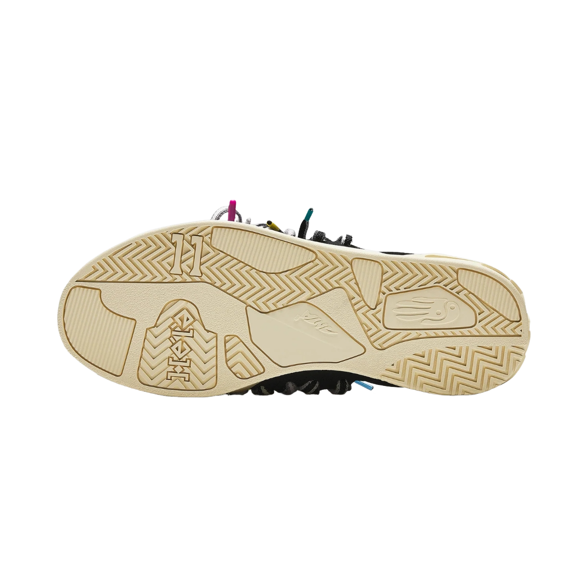 Men's Multi-Lace Low-Top Sneakers with Chunky Platform Sole