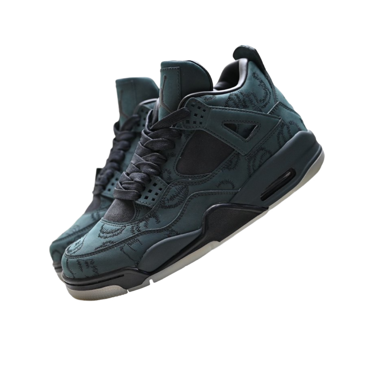Men's Premium Suede High-Top Sneakers - KAWS-inspired Embroidered Basketball & Streetwear Shoes