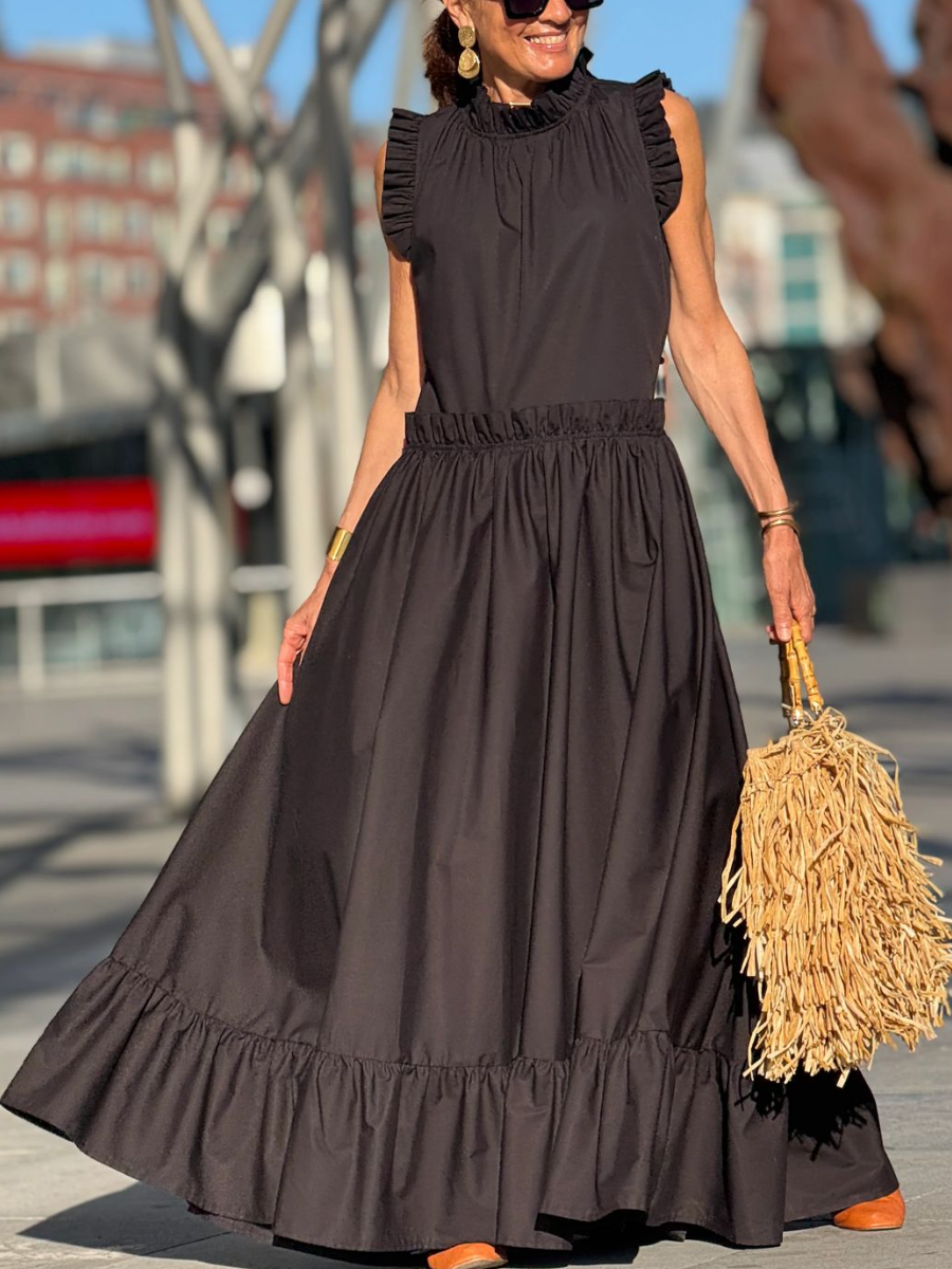 The Soho Ruffle Maxi Dress