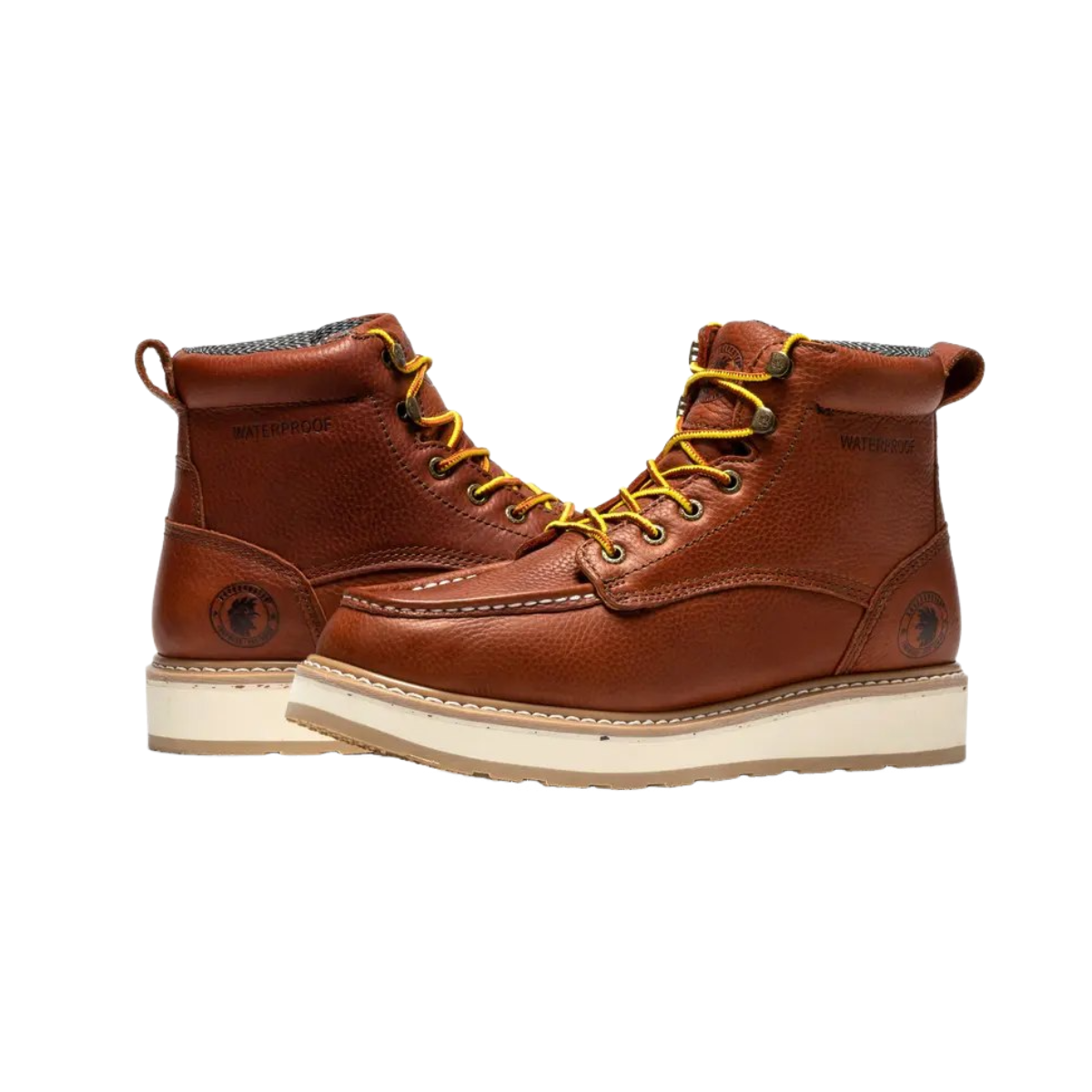 Men's 6-Inch Waterproof Moc Toe Work Boots