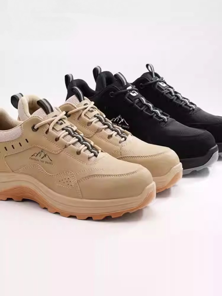Men's Steel Toe Work Shoes, Breathable Safety Shoes