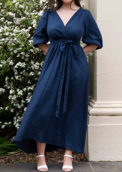 Chic Stretchy Wrap Dress