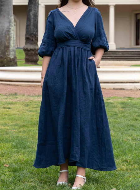 Chic Stretchy Wrap Dress