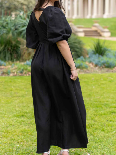 Chic Stretchy Wrap Dress