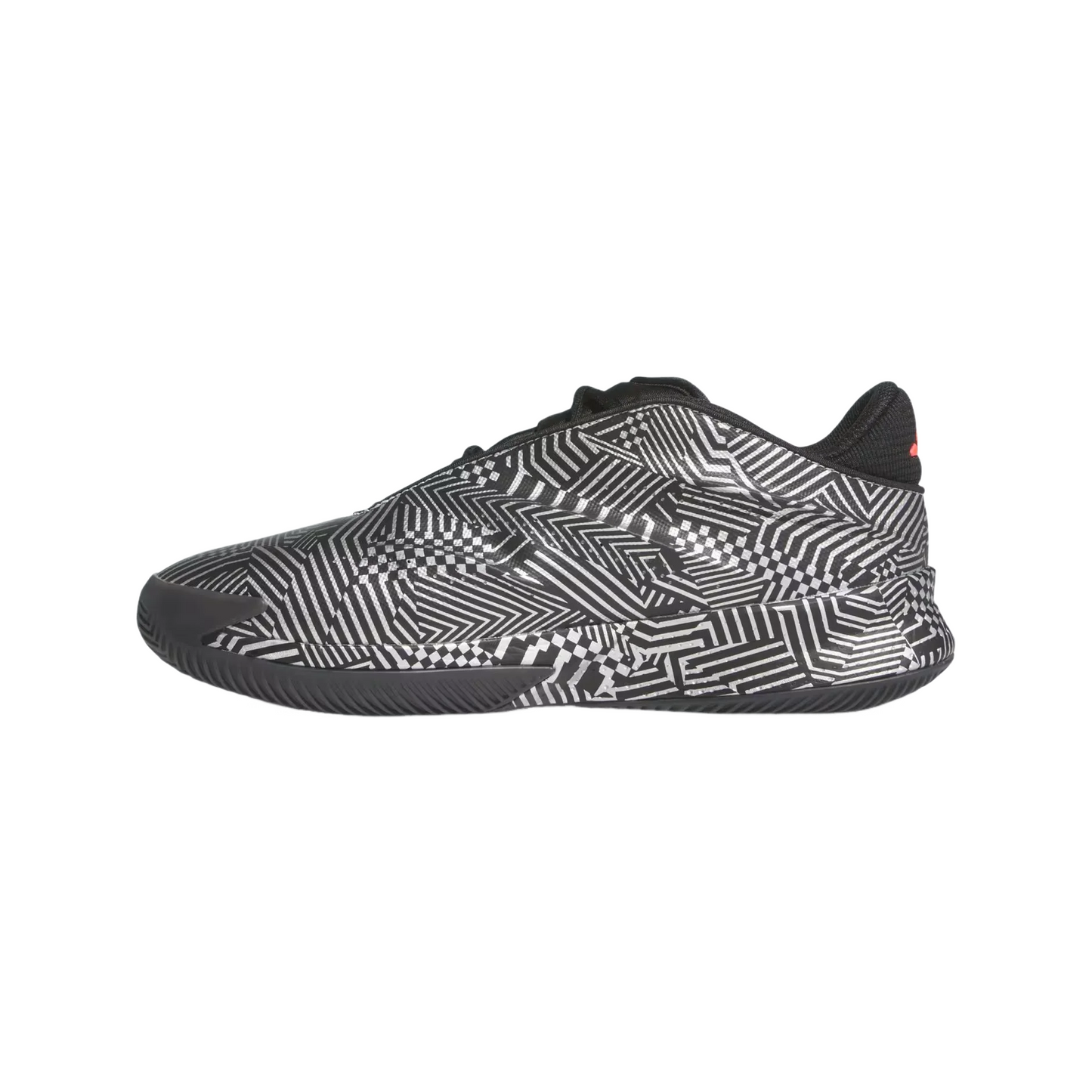 Men's Geometric Print Basketball Shoes, Lightweight Non-Slip Court Sneakers