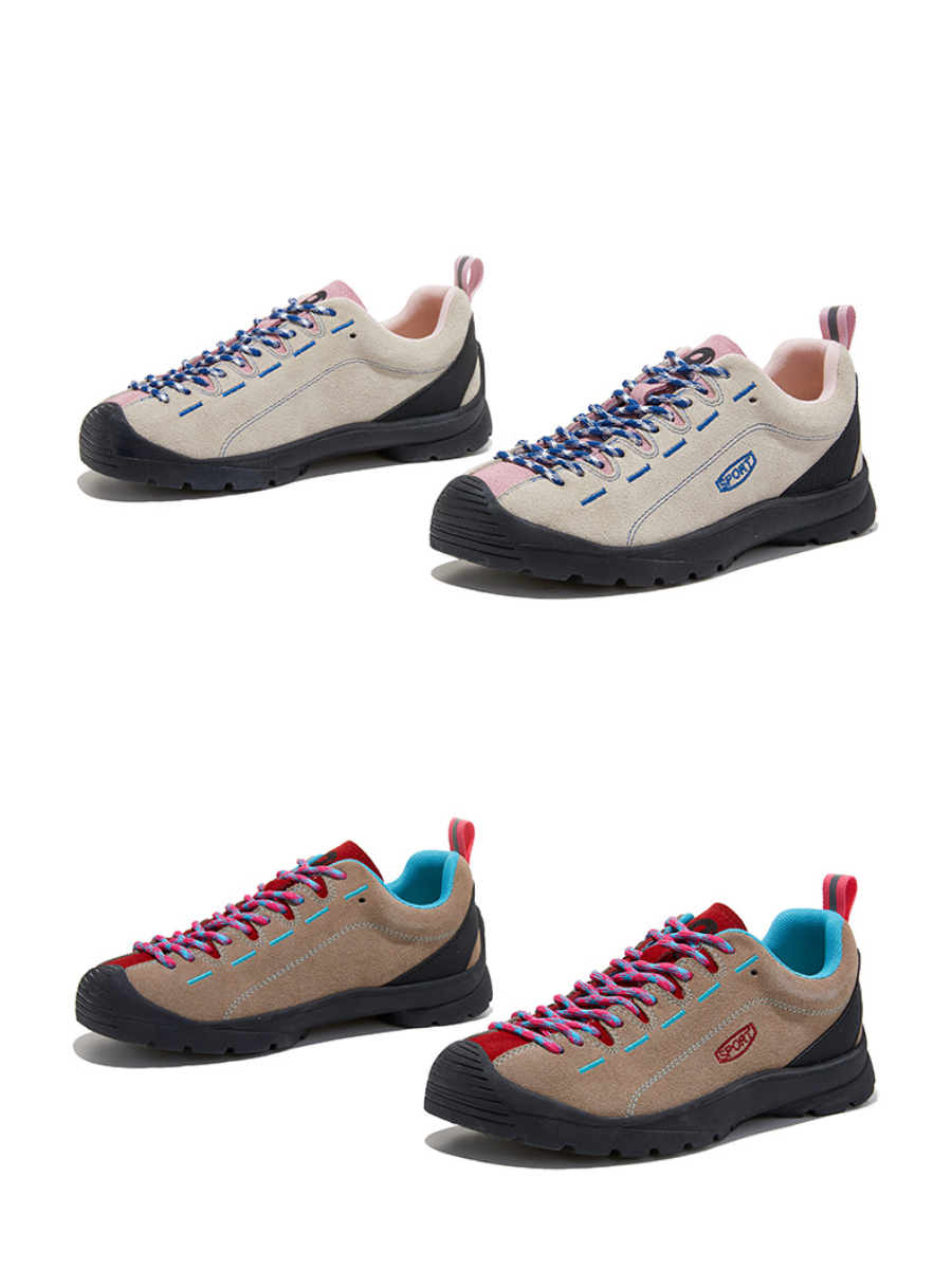 Retro Suede Hiking Sneakers | Non-Slip Outdoor Walking Shoes for Women