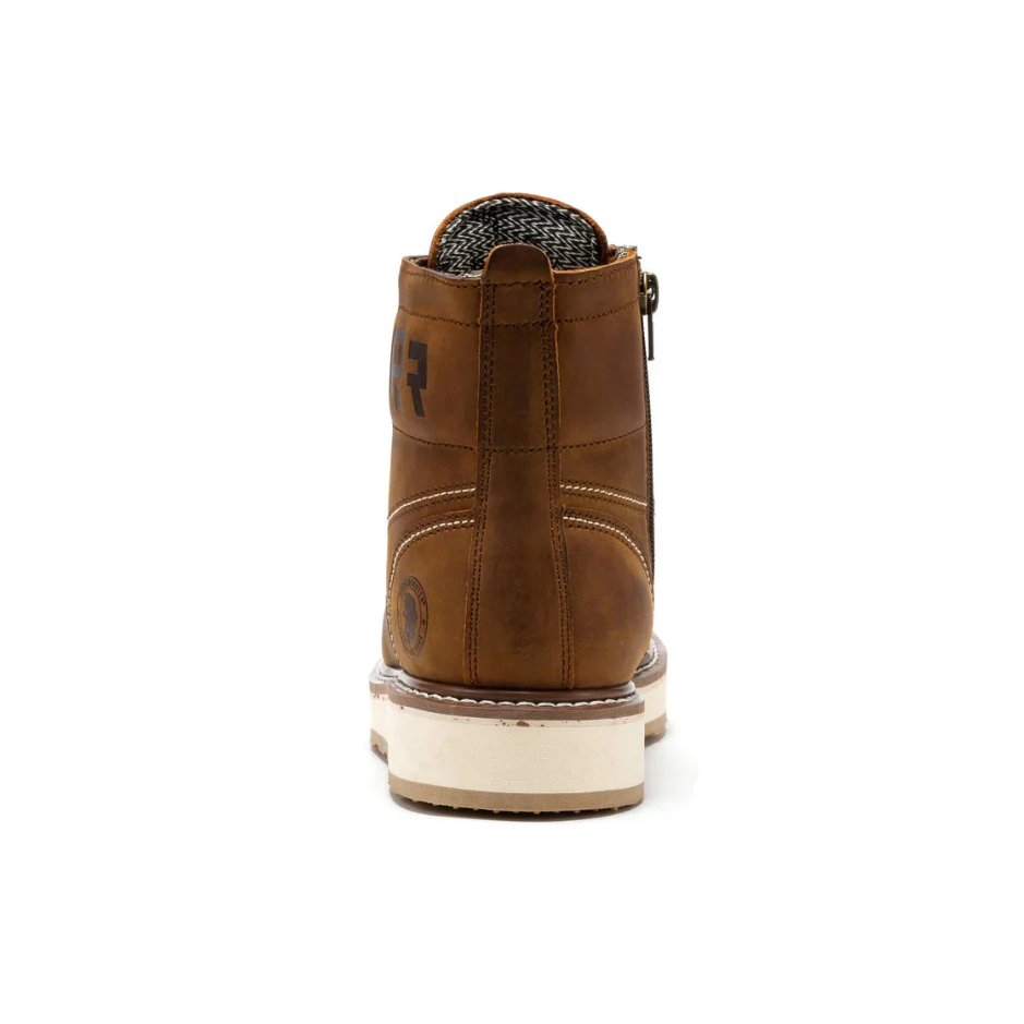 Men's Zip Sided Soft Toe Wedge Work Boots