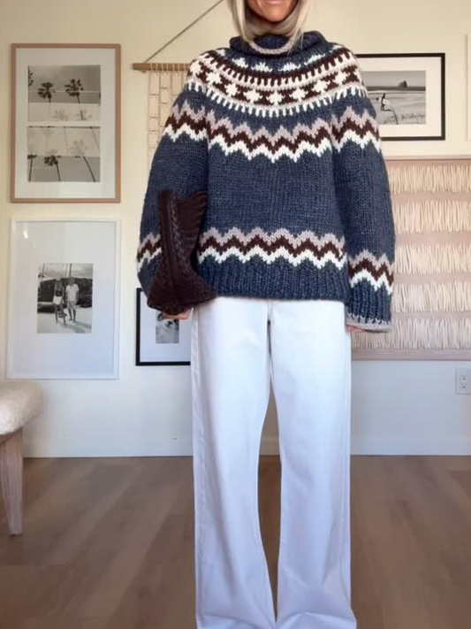 Fair Island Turtleneck Sweater