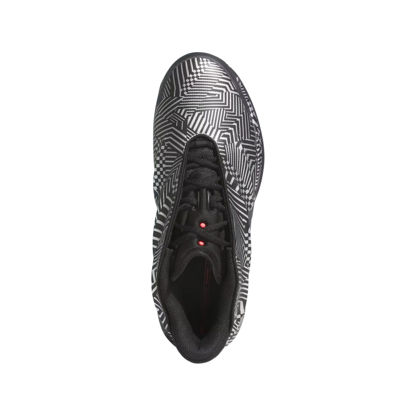 Men's Geometric Print Basketball Shoes, Lightweight Non-Slip Court Sneakers