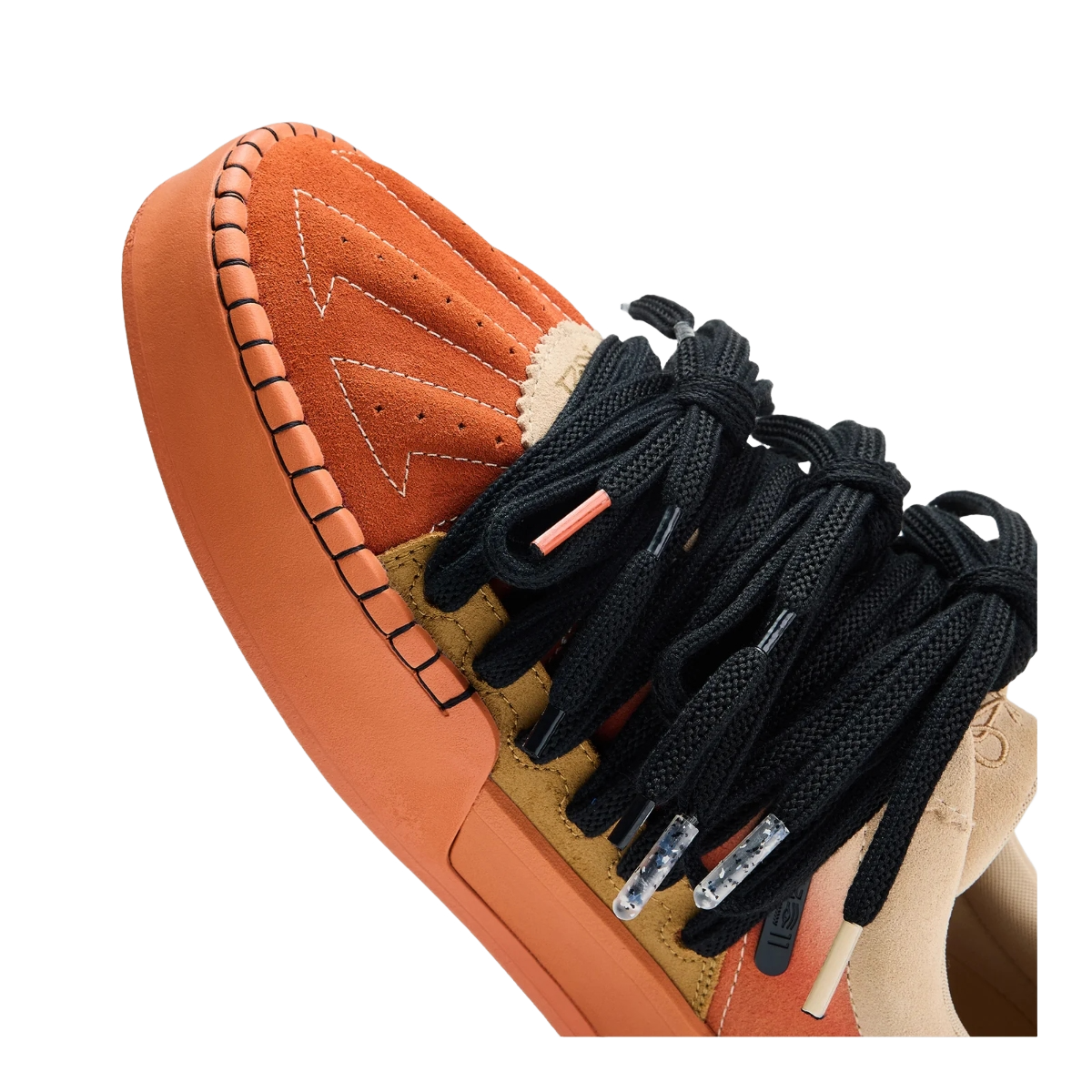 Men's Multi-Lace Low-Top Sneakers with Chunky Platform Sole