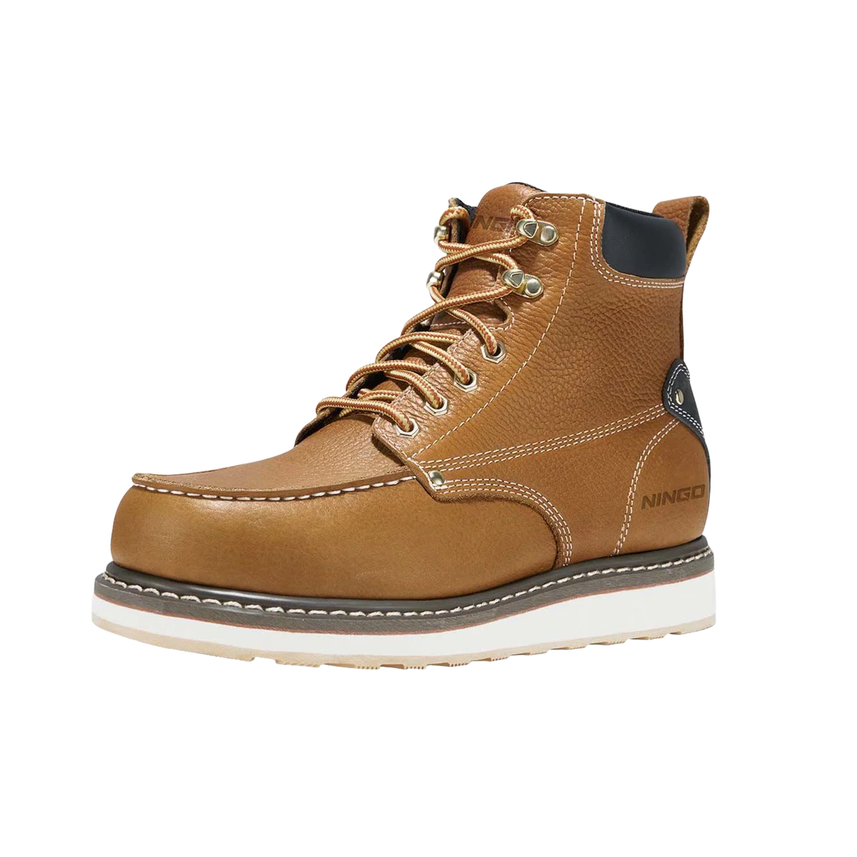 Men's Moc Toe Safety Work Boots