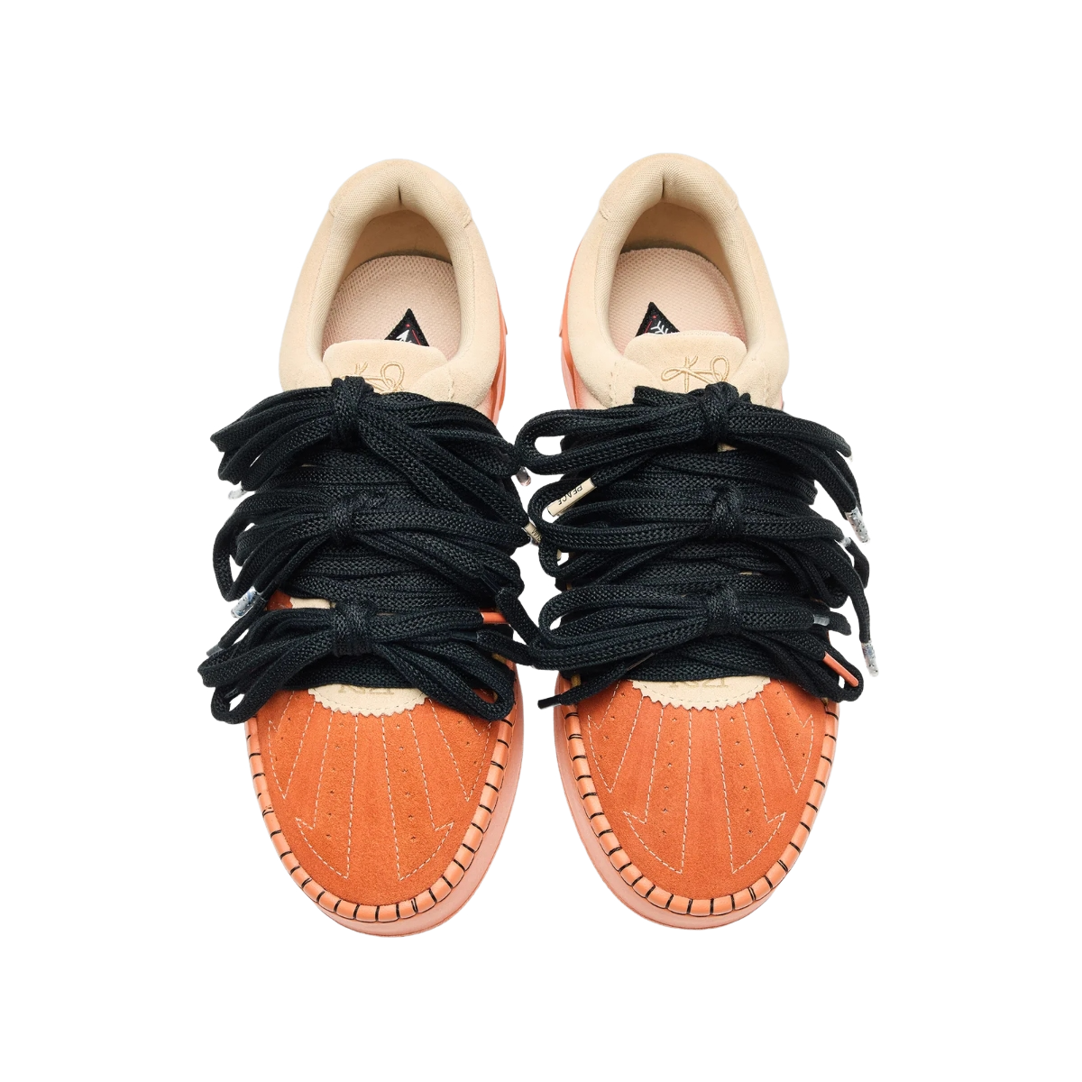 Men's Multi-Lace Low-Top Sneakers with Chunky Platform Sole