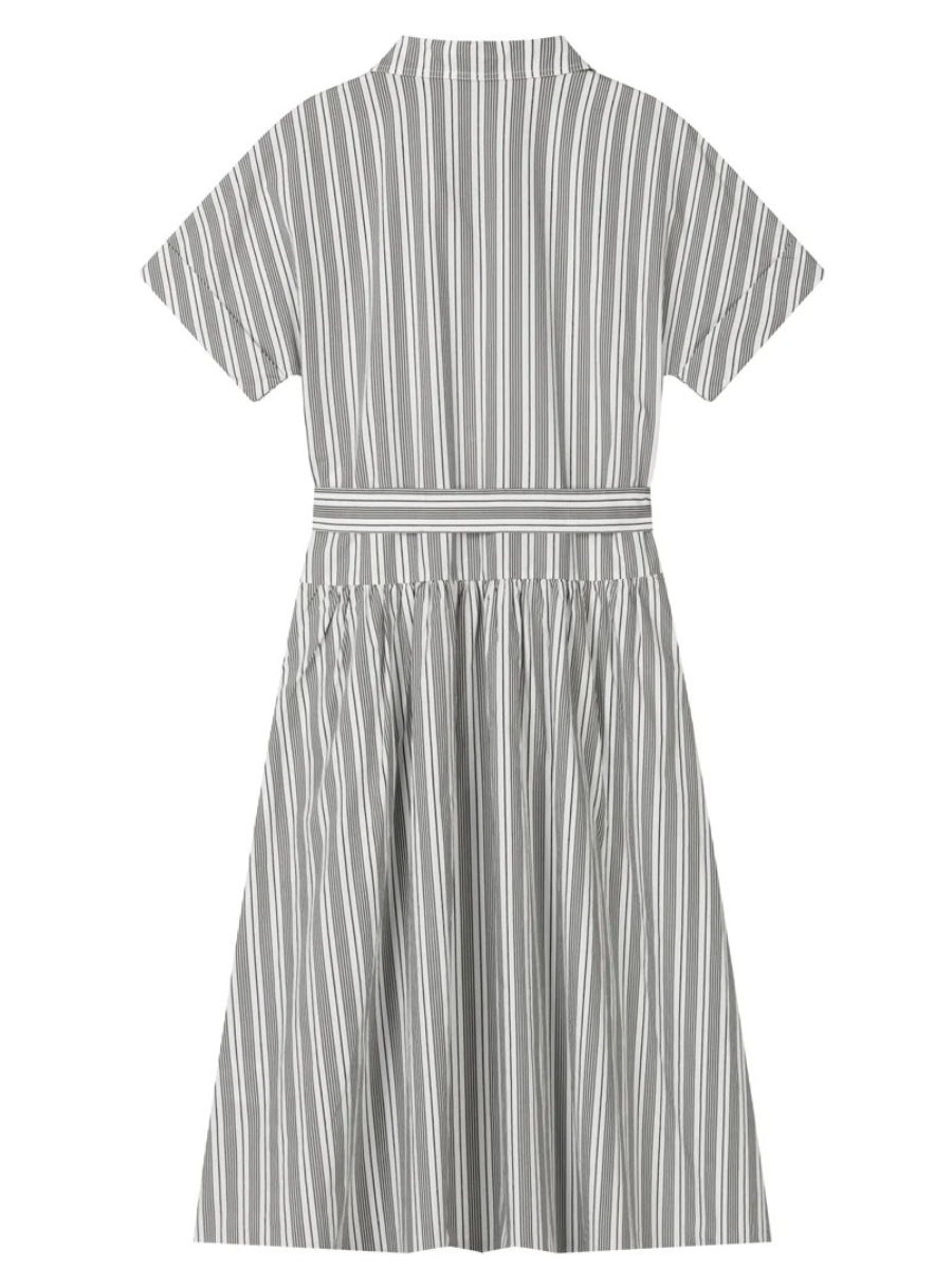 The Coastal Stripe Shirt Dress