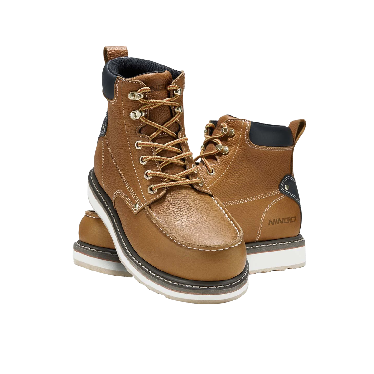 Men's Moc Toe Safety Work Boots