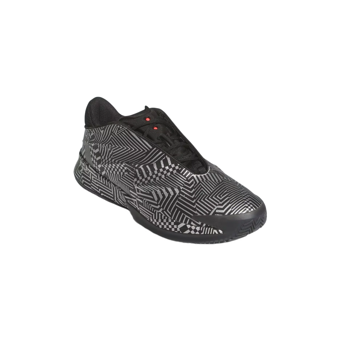 Men's Geometric Print Basketball Shoes, Lightweight Non-Slip Court Sneakers