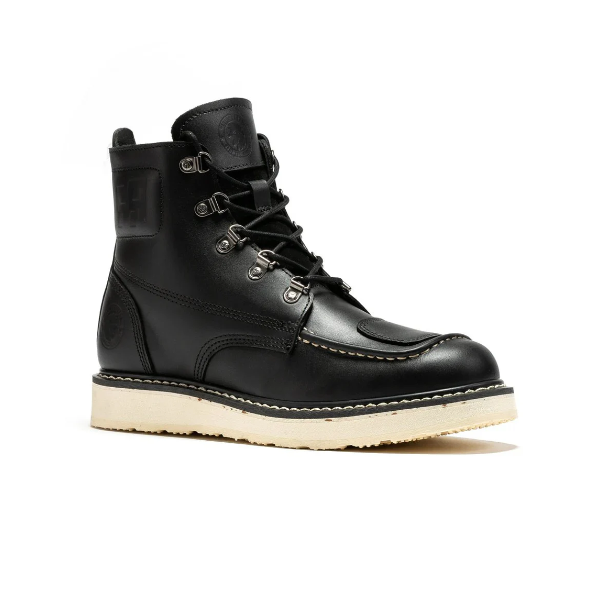 Men's Zip Sided Soft Toe Wedge Work Boots