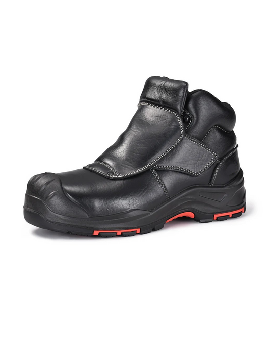 Welding Work Boots – Spark-Resistant Leather Cover, Composite Toe & Kevlar