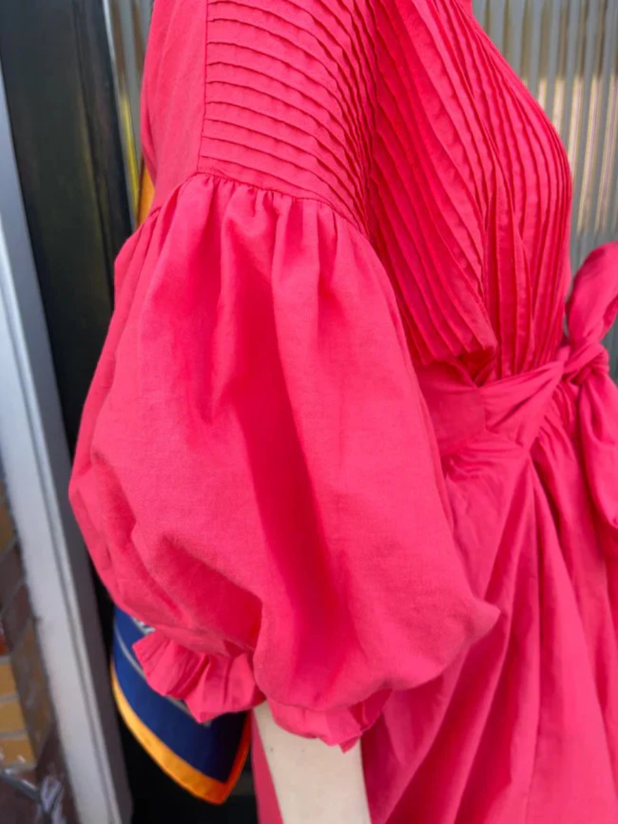 Relaxed Button-Down Midi Dress