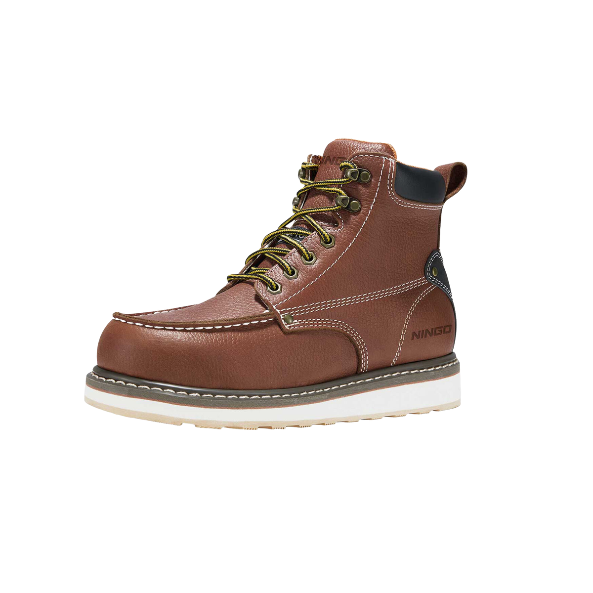 Men's Moc Toe Safety Work Boots